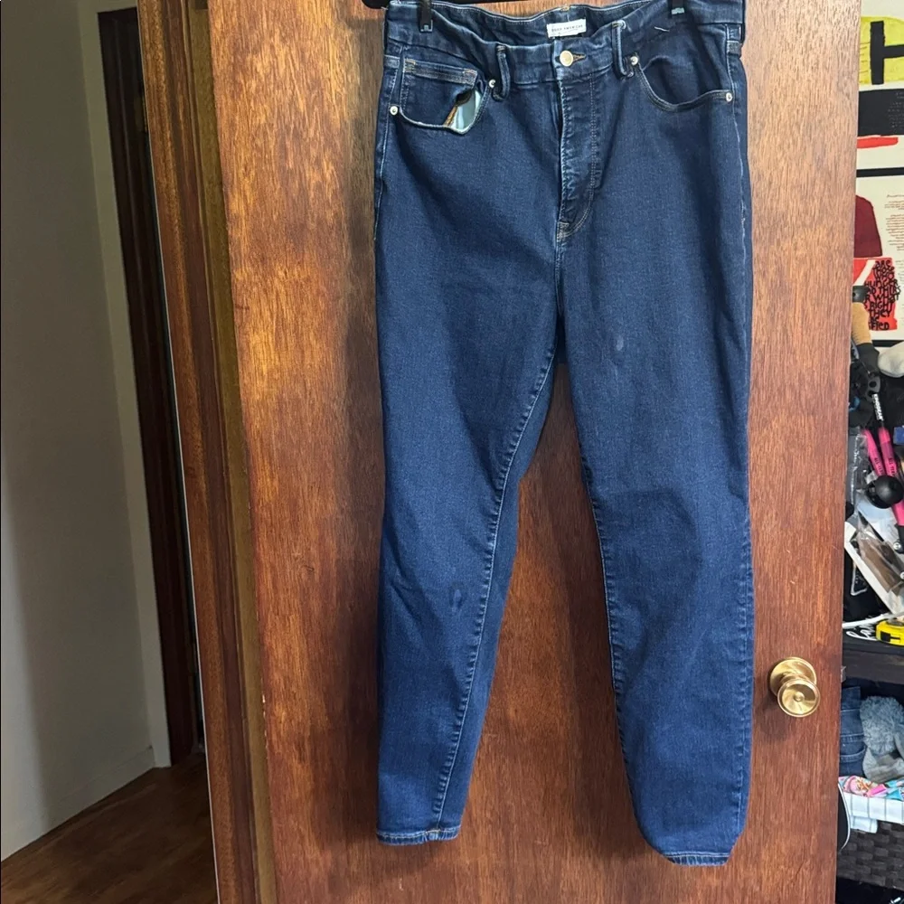 Good American Always Fits Good Legs Skinny Jeans - Women’s size 14-18 - Picture 6 of 10